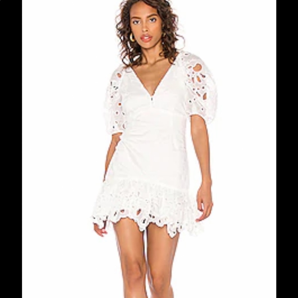 White dress from revolve.